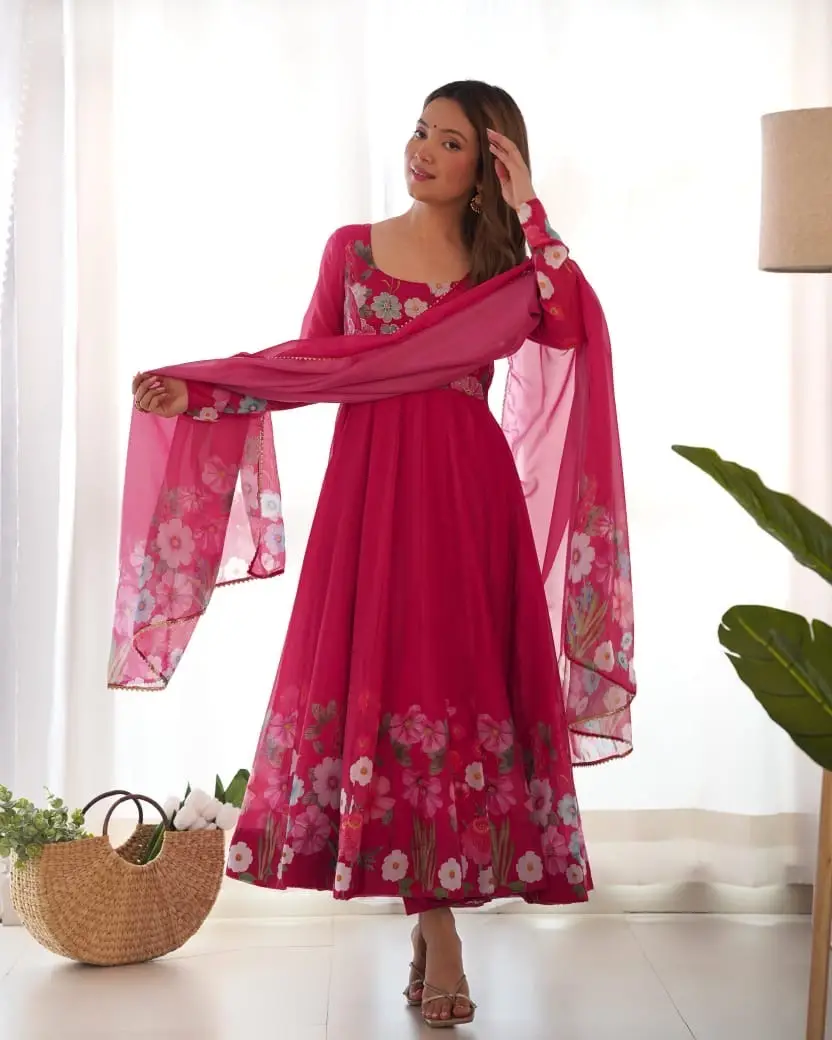 Organza Anarkali - Image 3
