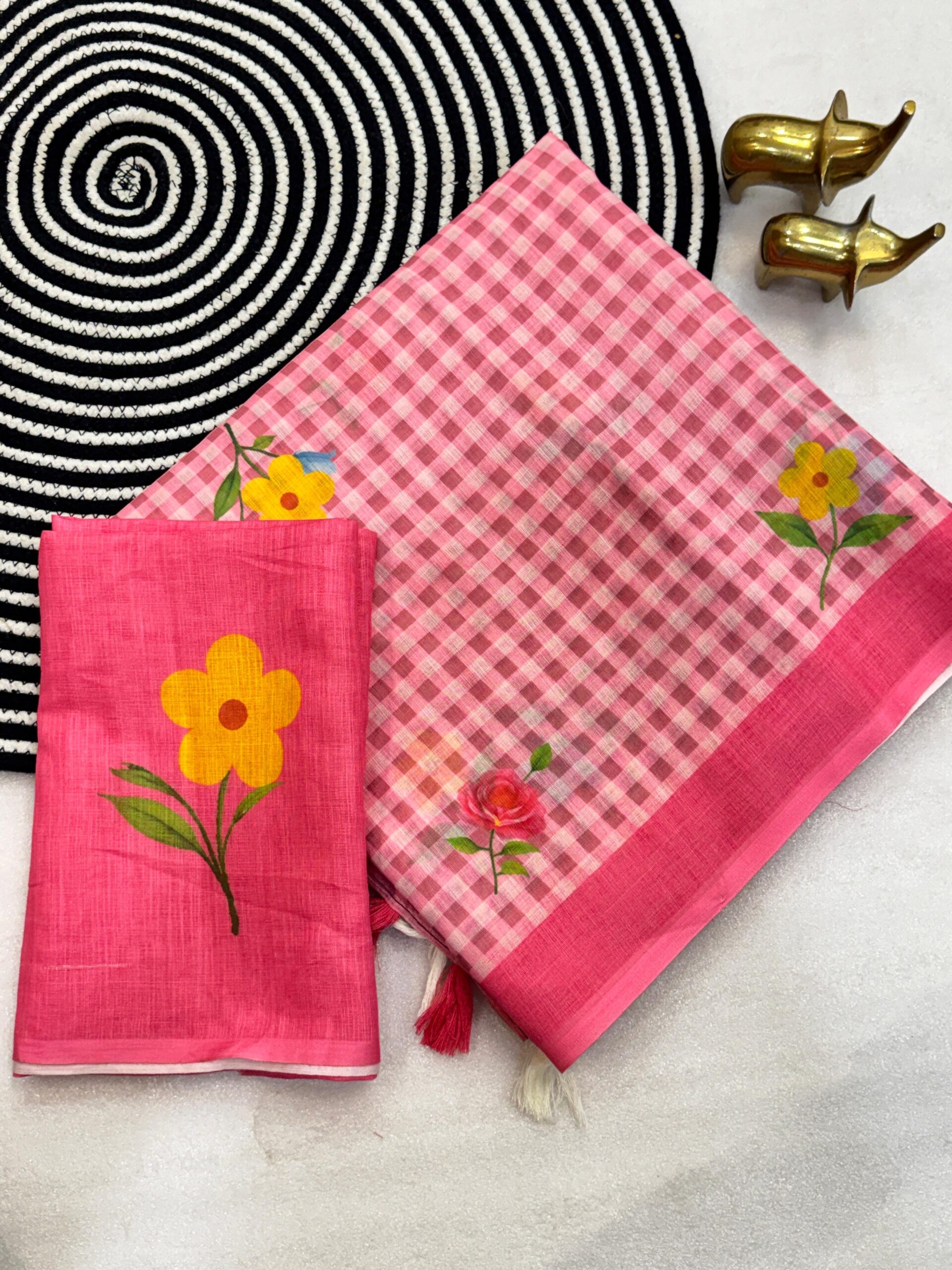Janu Saree (Linen Cotton)