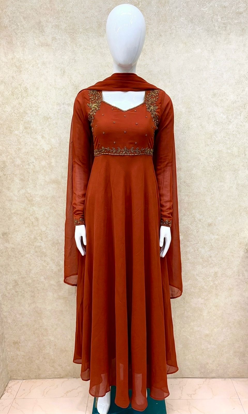 Jo Anarkali (Gown and dupatta) - Image 12