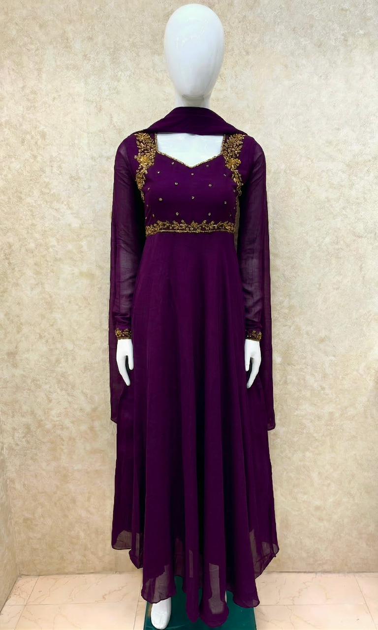 Jo Anarkali (Gown and dupatta) - Image 14