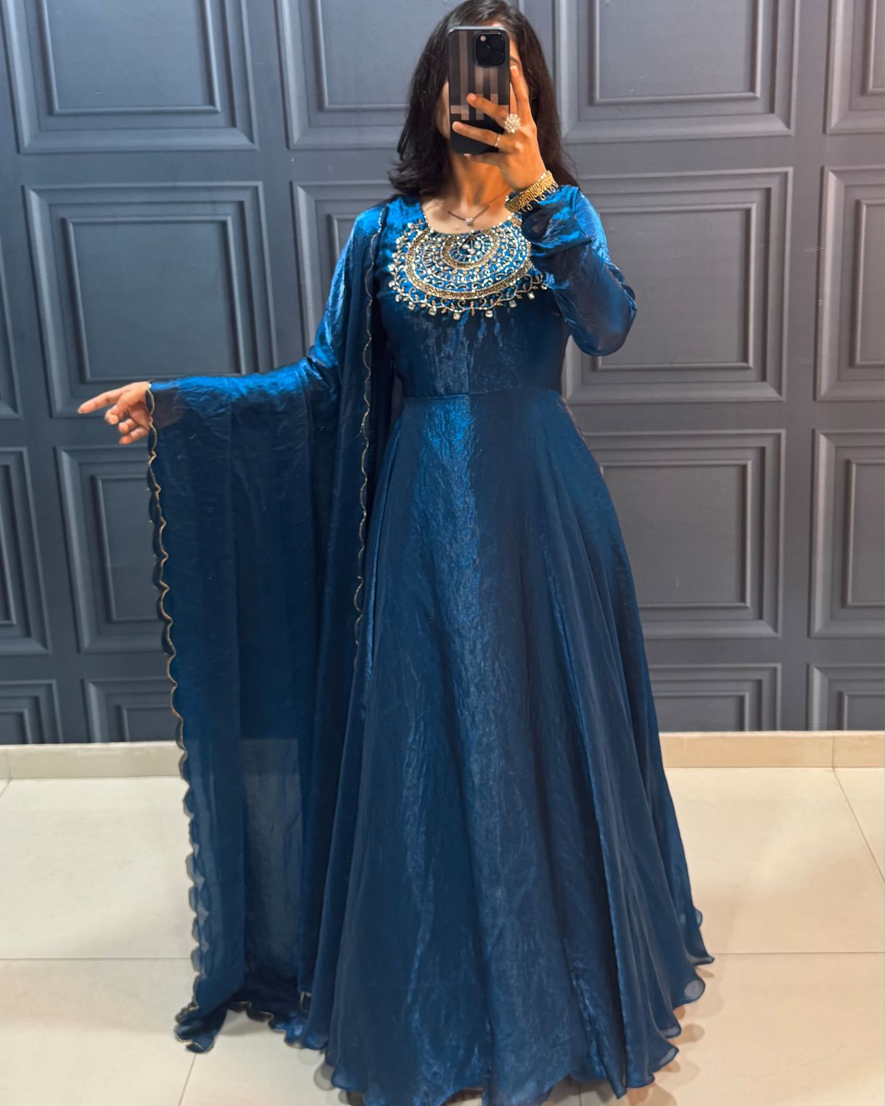 Fendy Silk gown