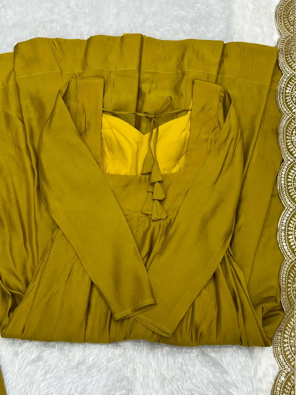 Roman silk Anarkali - Image 5