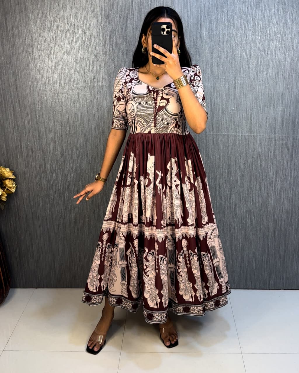 Kalamkari Maxi Dress