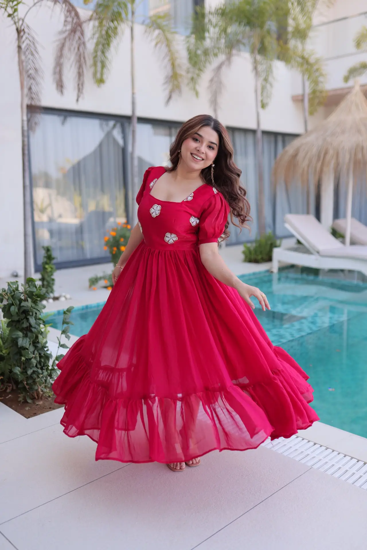 Bright pink