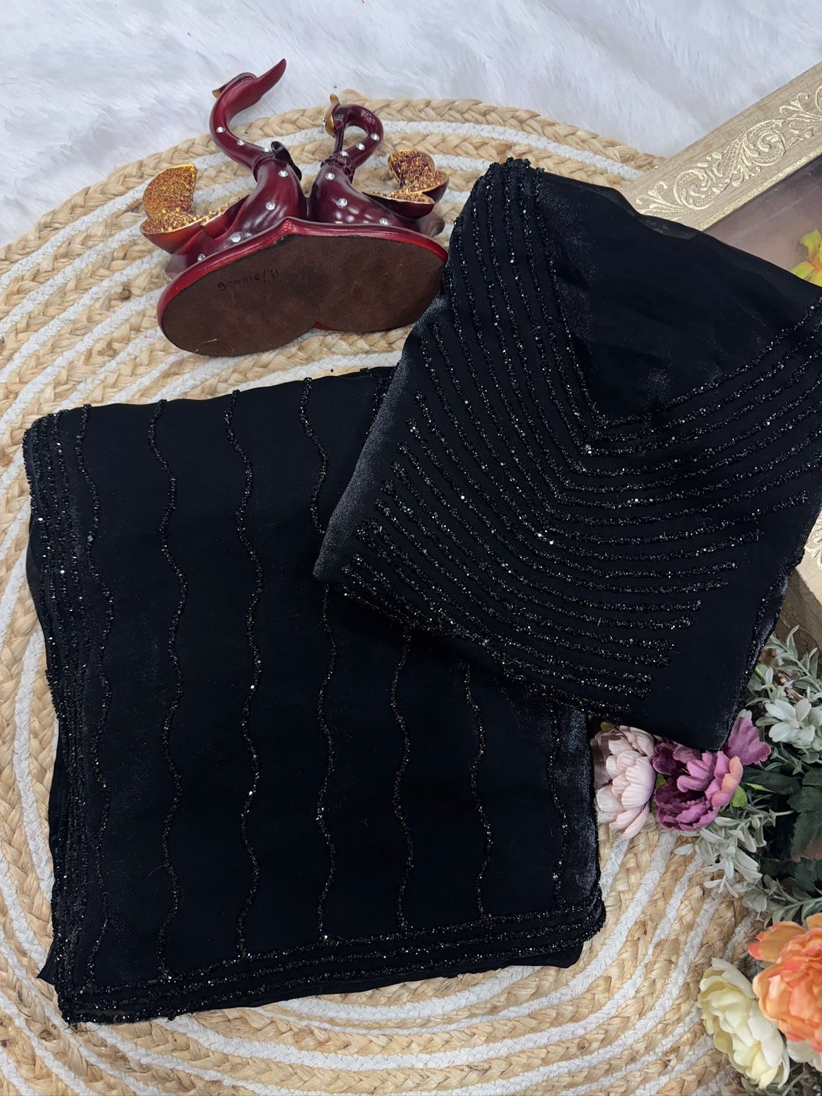 Black beads