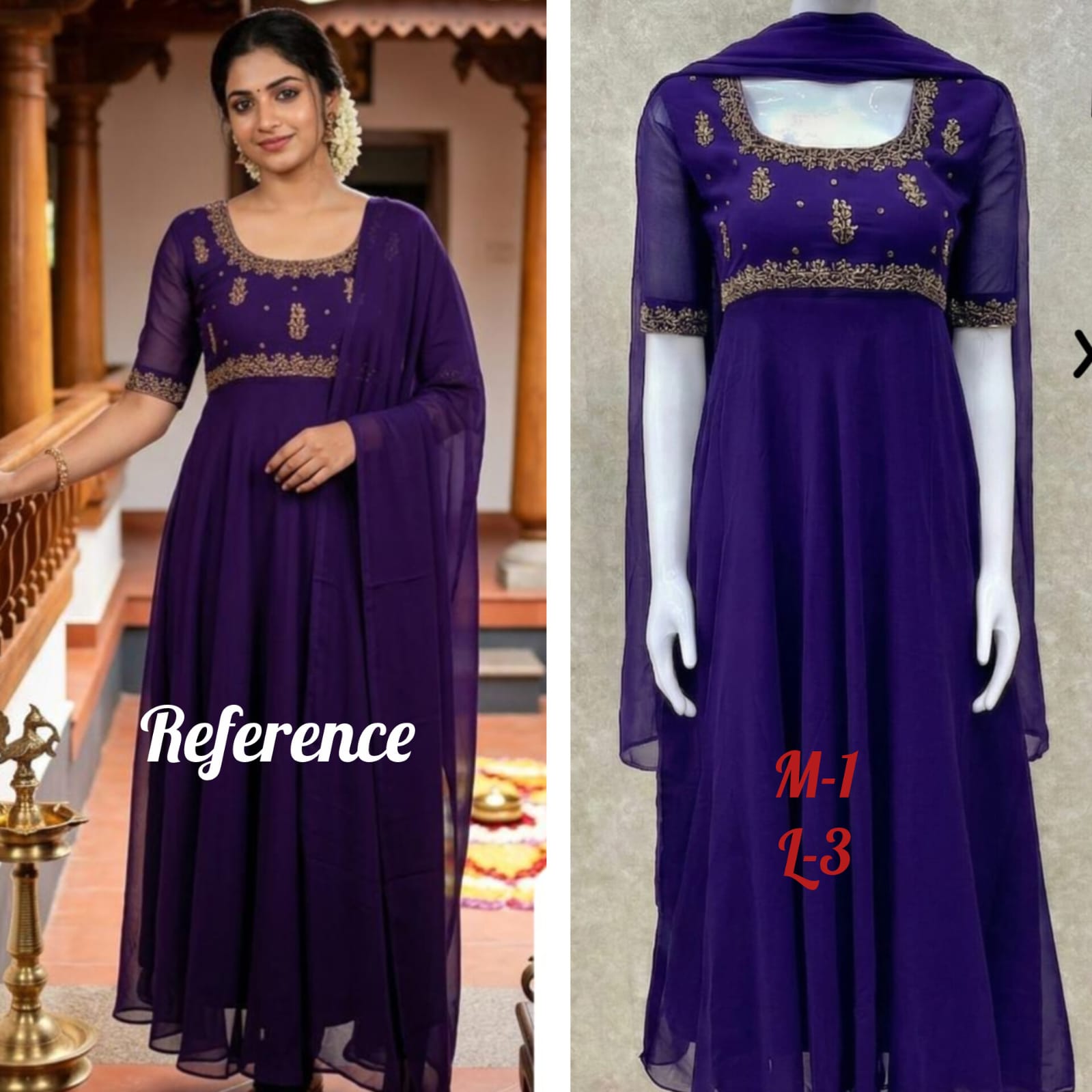Akira Gown Anarkali with Duppata