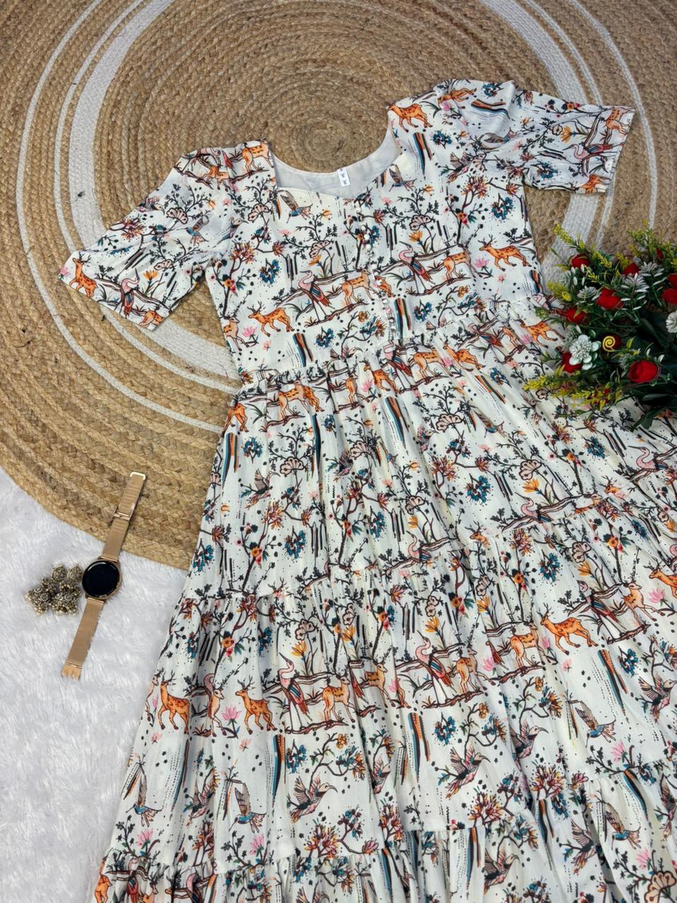 Soft Maslin Cotton Maxi