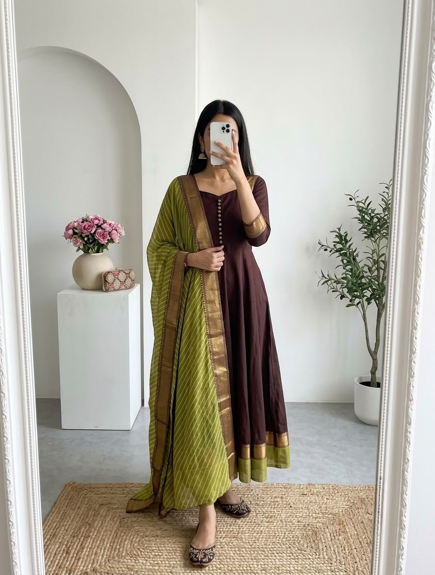Agal Anarkali Set